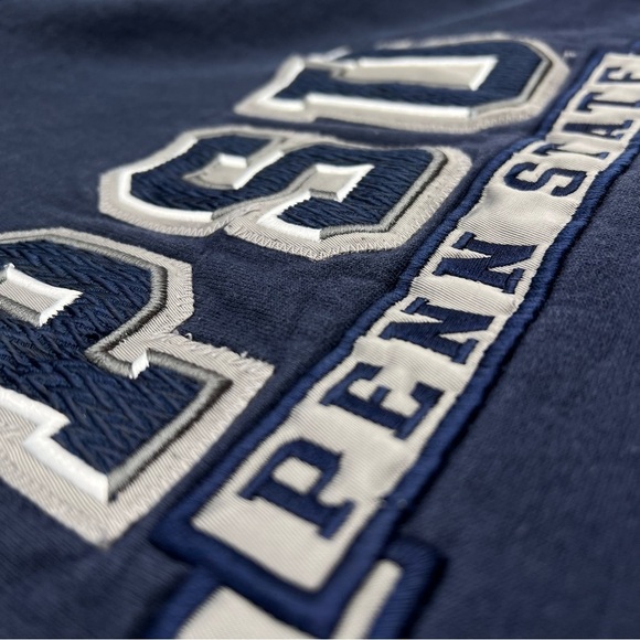 PSU Penn State Nittany Lions Hoodie Men’s M Navy Sweatshirt Champion NCAA - Picture 4 of 10